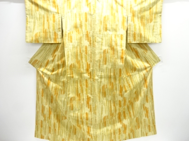 JAPANESE KIMONO / TSUMUGI / WOVEN STRIPES